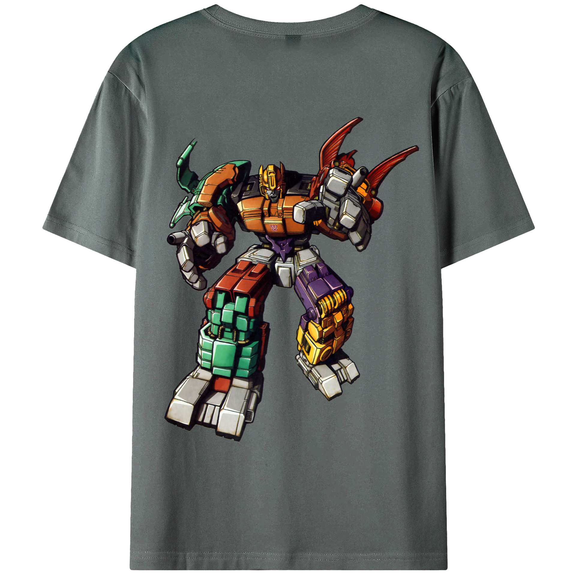 （画像用）  綿100％ メンズ半袖Tシャツ（バックプリント） 通気性